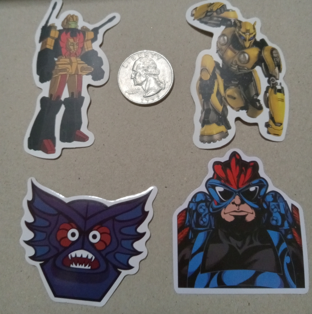 TRANSFORMERS/HE-MAN STICKERS